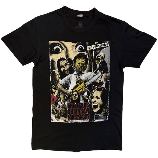 Texas Chainsaw Massacre Collage Front T-shirt Front