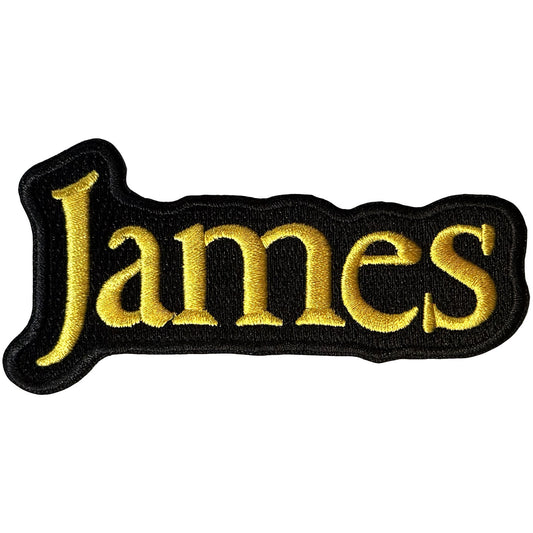 James Logo Woven Patch Front
