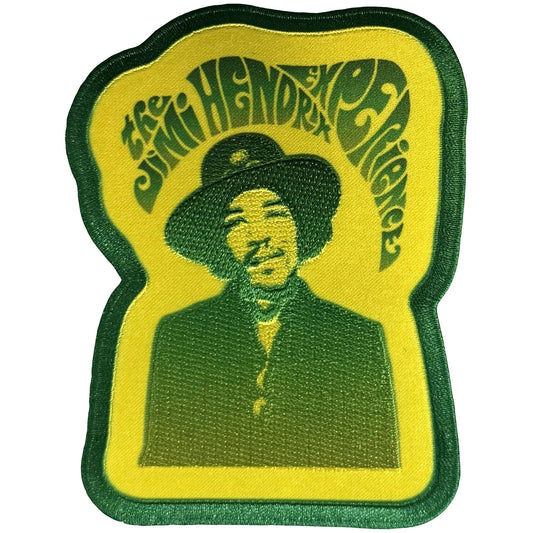 Jimi Hendrix Jimi & Swirl Logo Woven Patch Front
