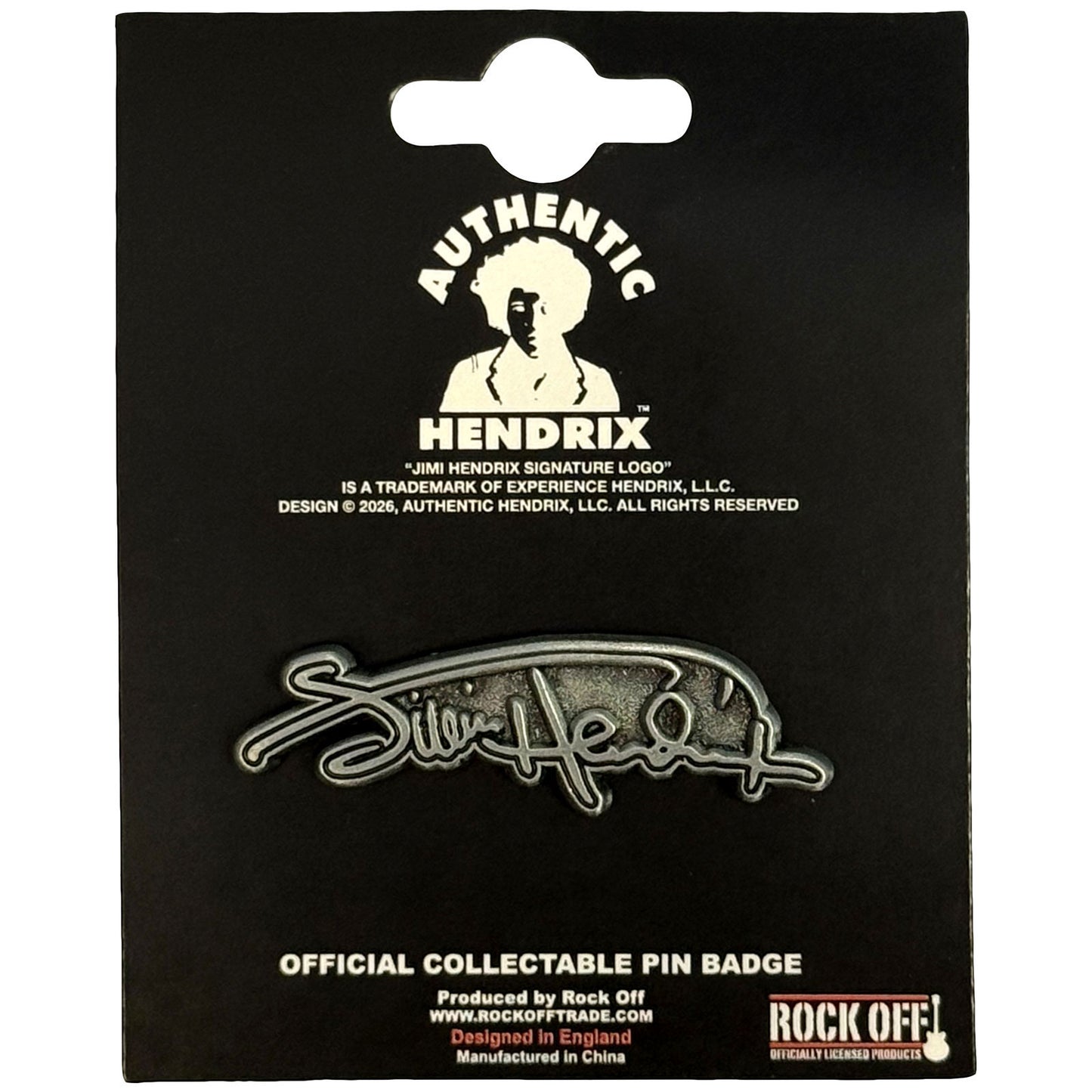 Signature Logo Pewter Pin Badge