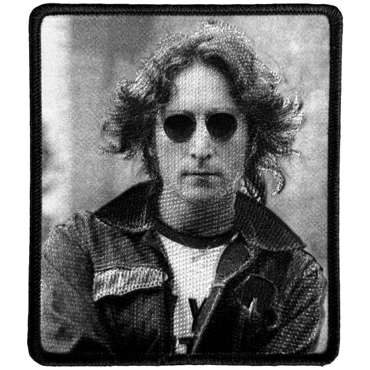 John Lennon Nyc Close Up Woven Patch Front