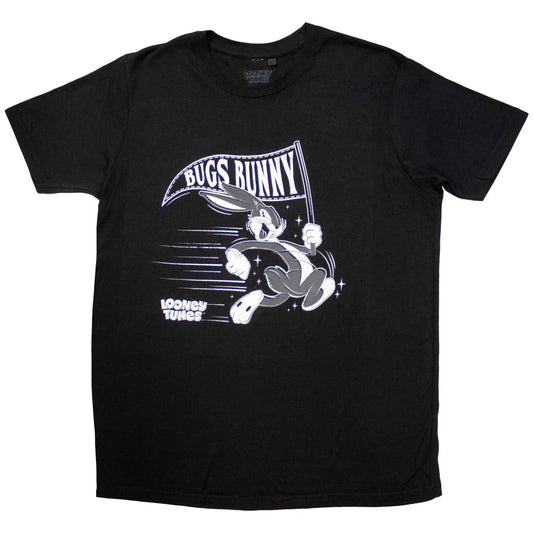 Looney Tunes Retro Bugs Flag T-shirt Front