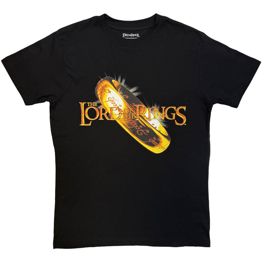 Lord Of The Rings Shiny Gold Ring T-shirt Front
