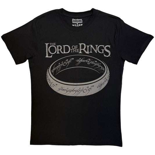Lord Of The Rings Lord Of The Rings Greyscale Ring T-shirt