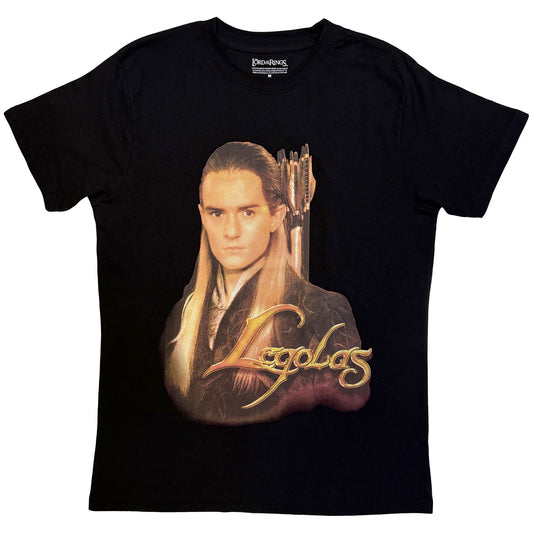 Lord Of The Rings Lord Of The Rings Legolas Gold Text T-shirt