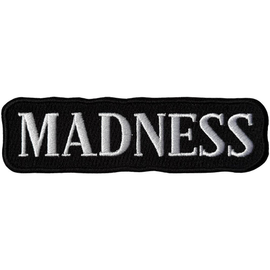 Madness Madness Text Logo Woven Patch
