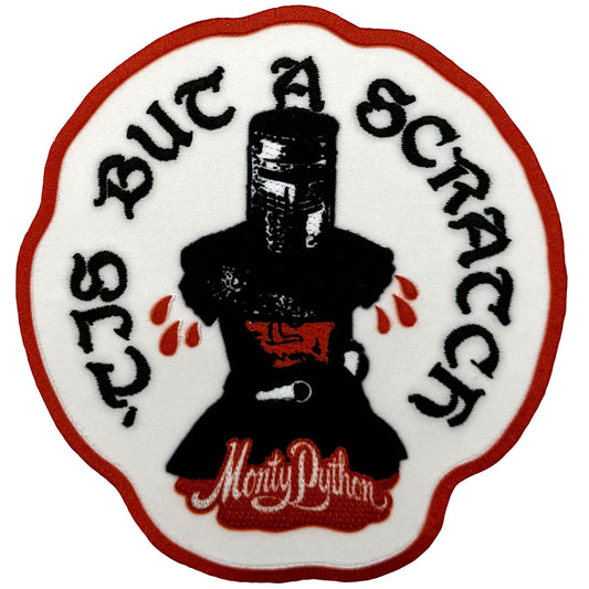 Monty Python Scratch Woven Patch Front