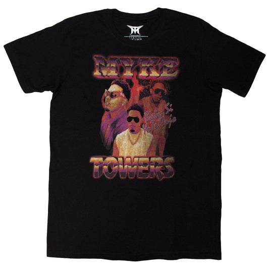 Myke Towers Bootleg T-shirt Front