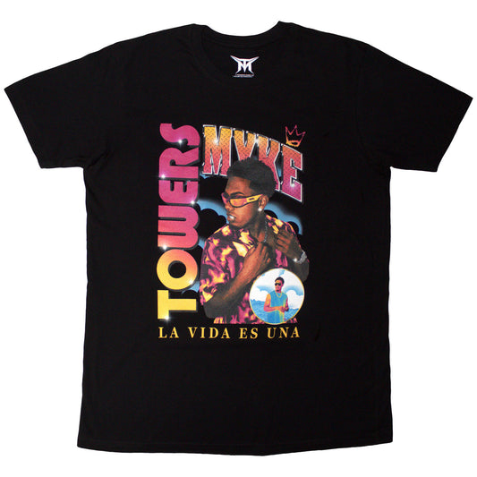 Myke Towers Throwback T-shirt Front