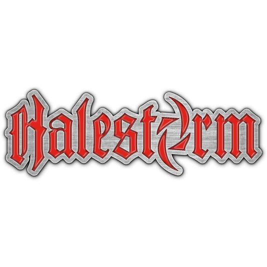 Halestorm Logo Pewter Pin Badge Front