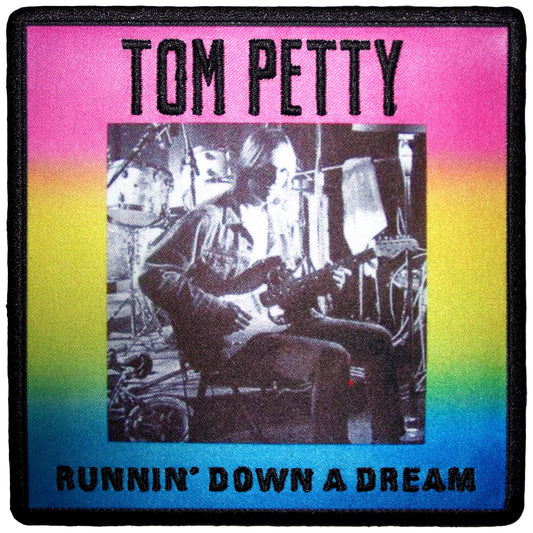 Tom Petty & The Heartbreakers Runnin' Down A Dream Woven Patch Front