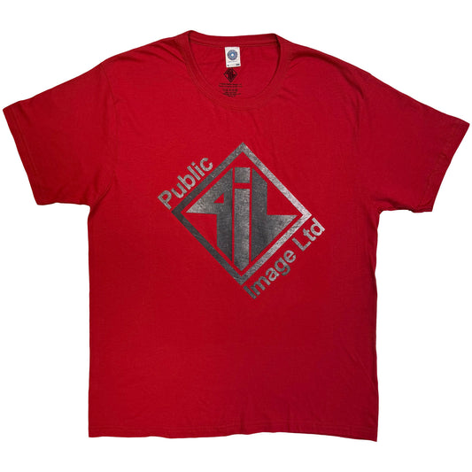 Brushed Steel Logo & Text T-shirt