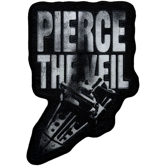 Pierce The Veil Large Text Woven Patch Front