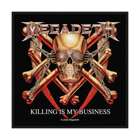 Megadeth Killing Is My Business Woven Patch Front