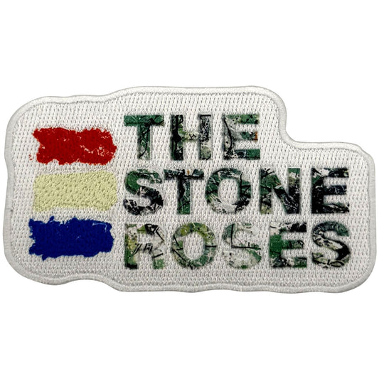 Stone Roses Paint Logo Woven Patch Front
