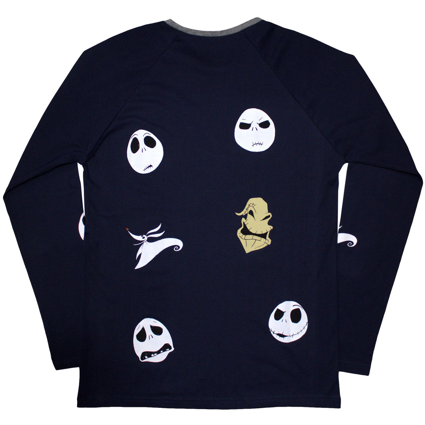 Nightmare Before Christmas Character Heads Long Sleeve