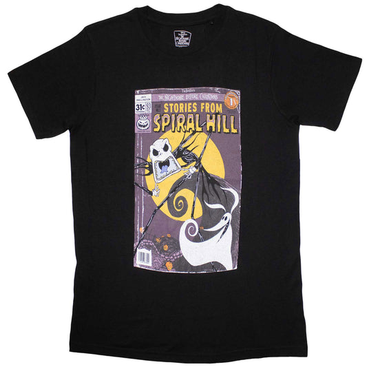 Nightmare Before Christmas Spiral Hill Jack T-shirt Front