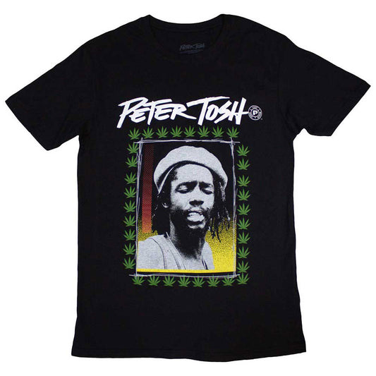 Peter Tosh Leaf Frame T-shirt Front
