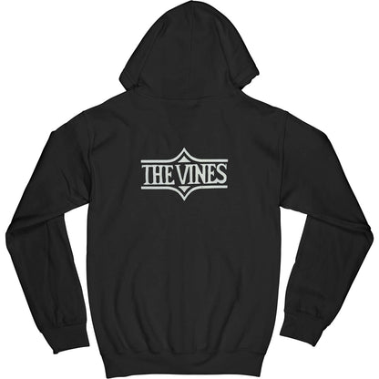 Vines Zippered Hooded Sweatshirt Back