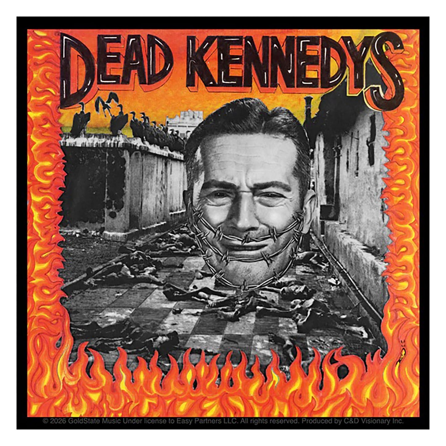 Dead Kennedys Give Me Death Sticker Front