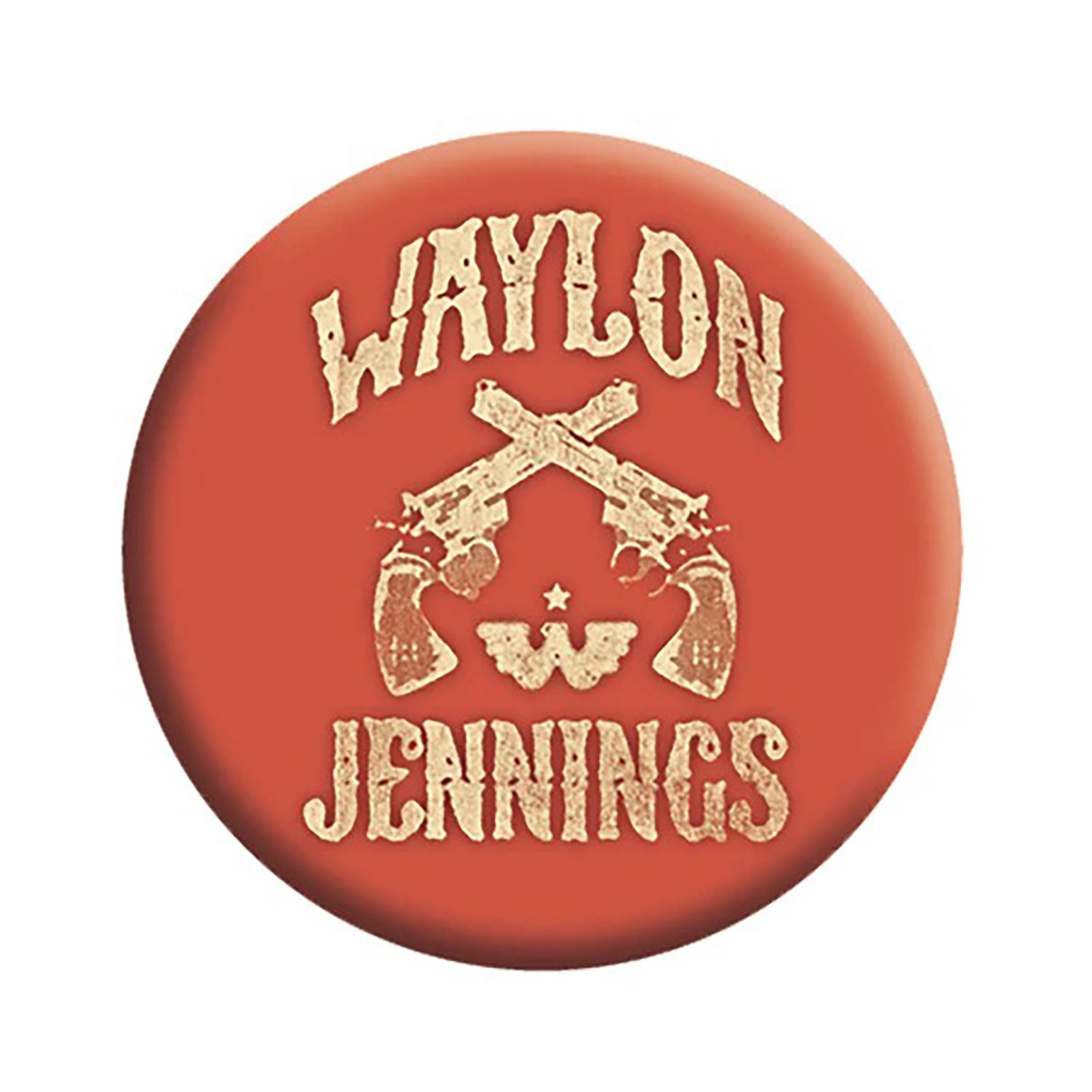 Waylon Jennings Wanted Button Front