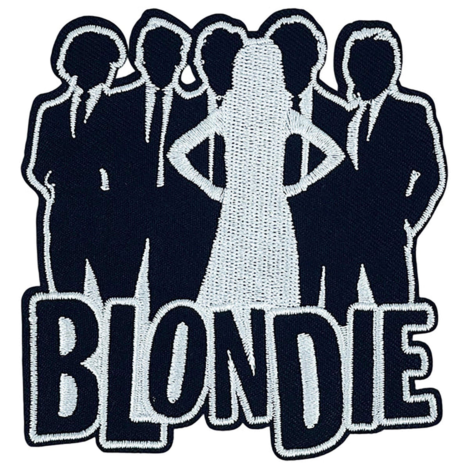 Blondie Stencil Embroidered Patch Front