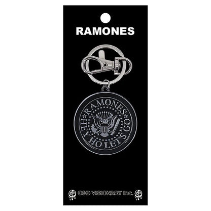 Ramones Hey! Ho! Metal Key Chain Front