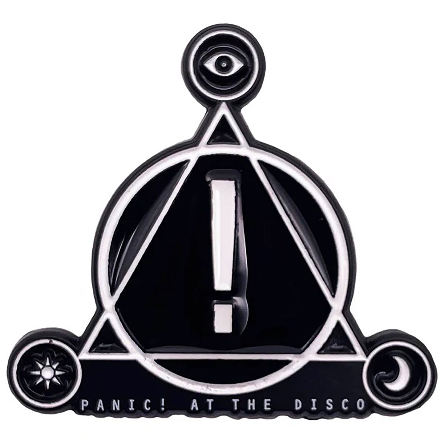 Panic! At The Disco Logo Metal Key Chain Back