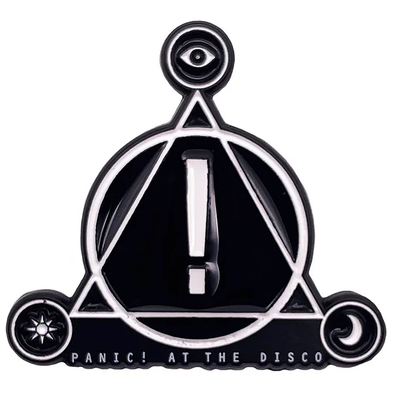 Panic! At The Disco Logo Metal Key Chain Back