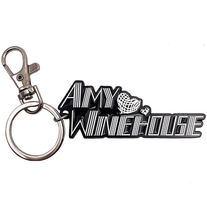 Amy Winehouse Logo Metal Key Chain Back