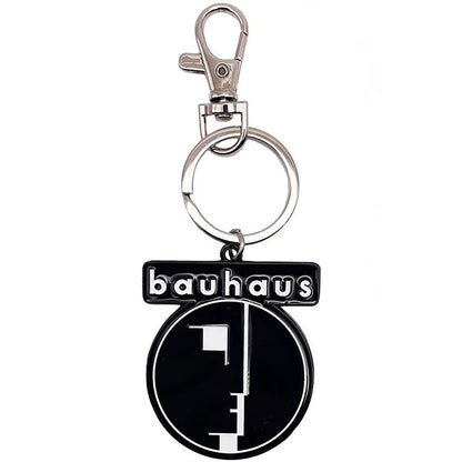 Bauhaus Logo Metal Key Chain Back