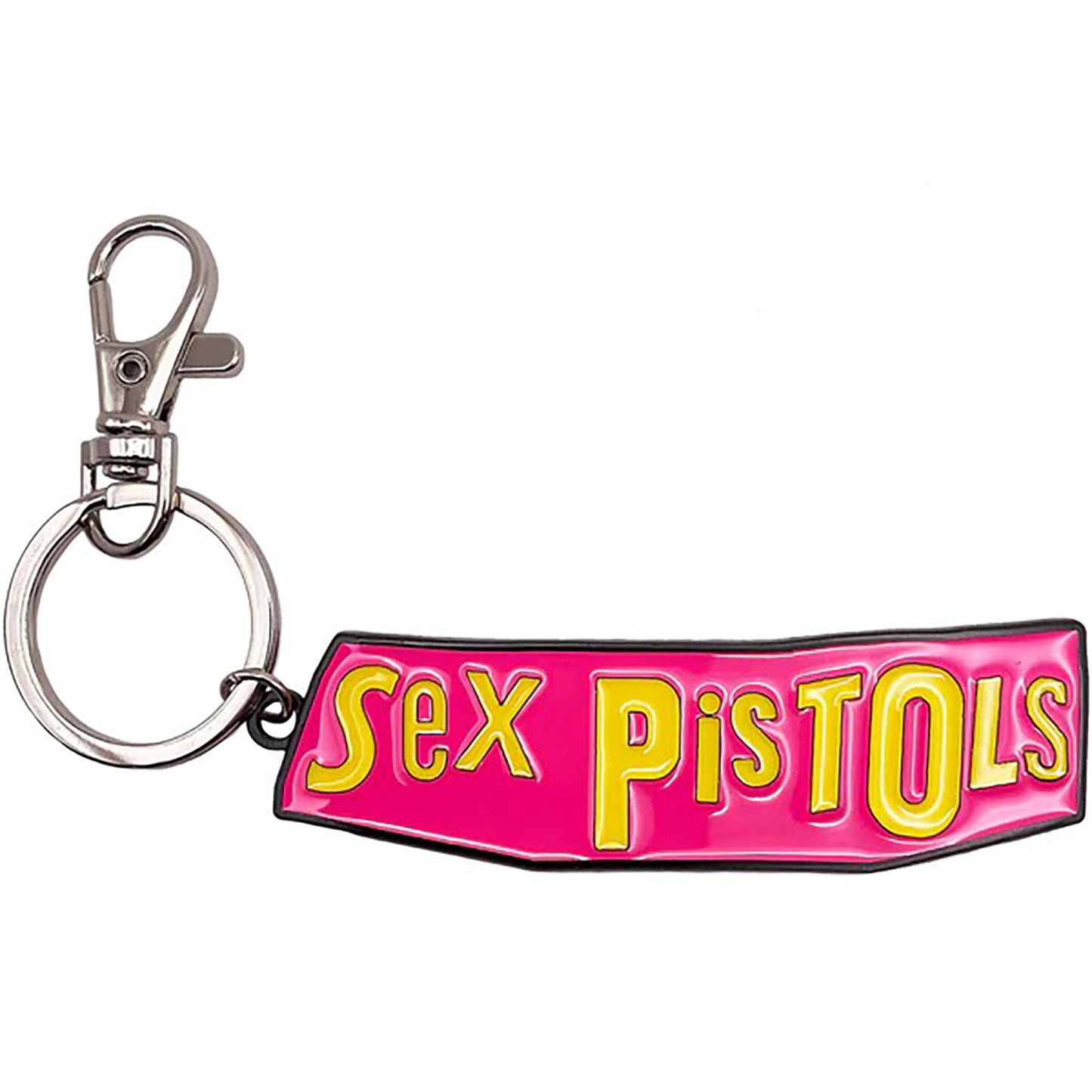 Sex Pistols Logo Metal Key Chain Back