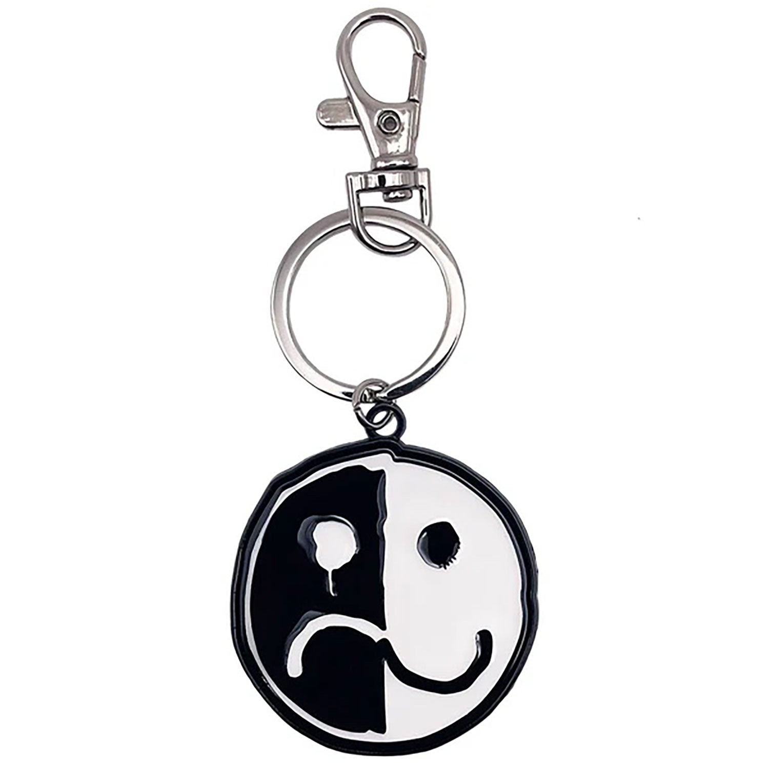Fall Out Boy Smiley Logo Metal Key Chain Back