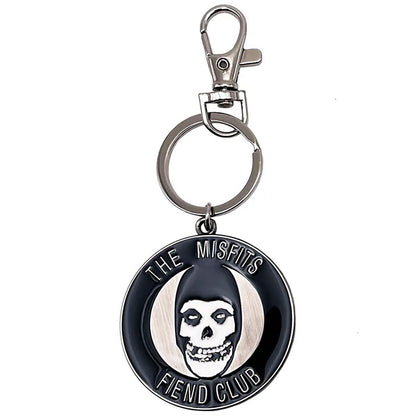 Misfits Fiend Club Metal Key Chain Back