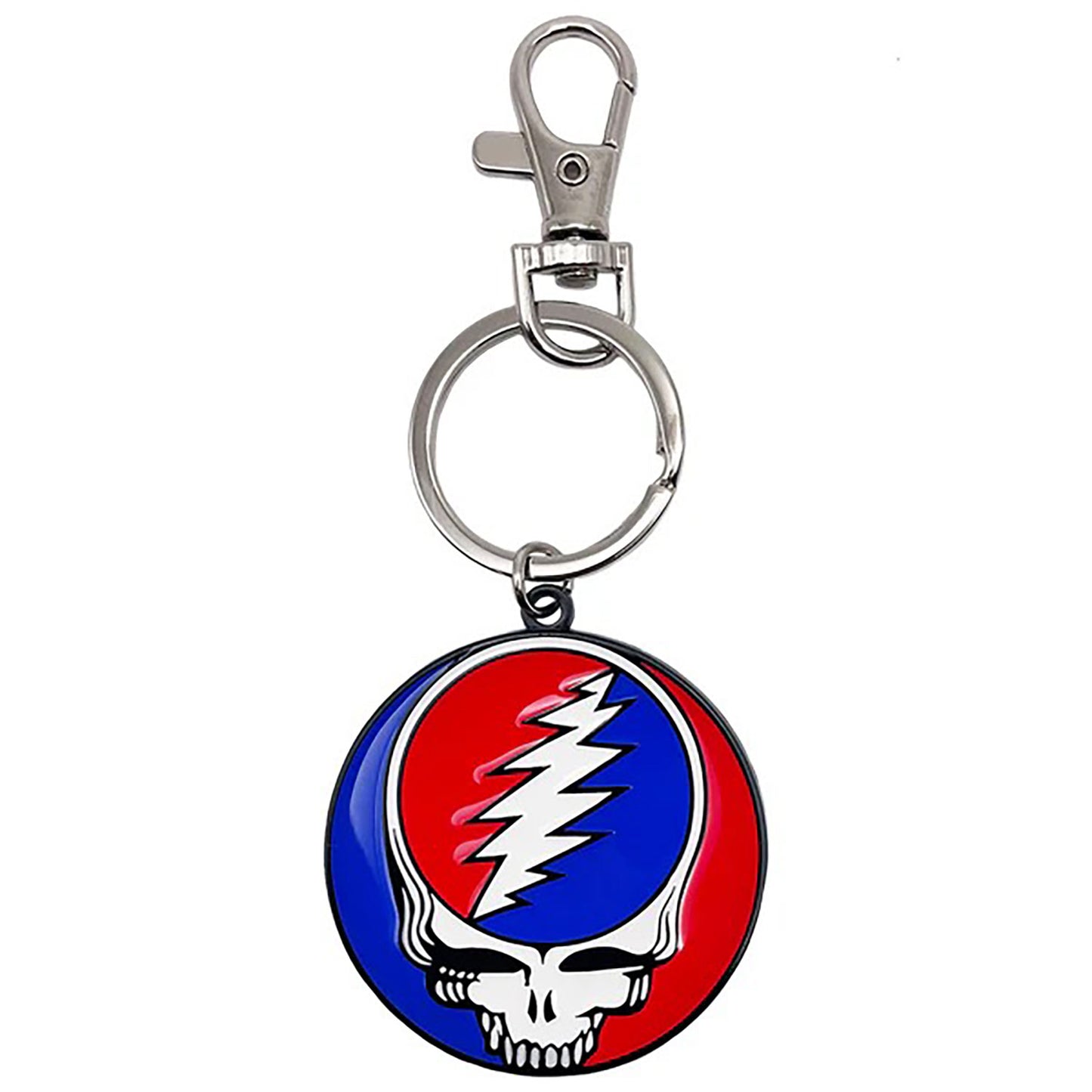 Grateful Dead Steal Your Face Metal Key Chain Back
