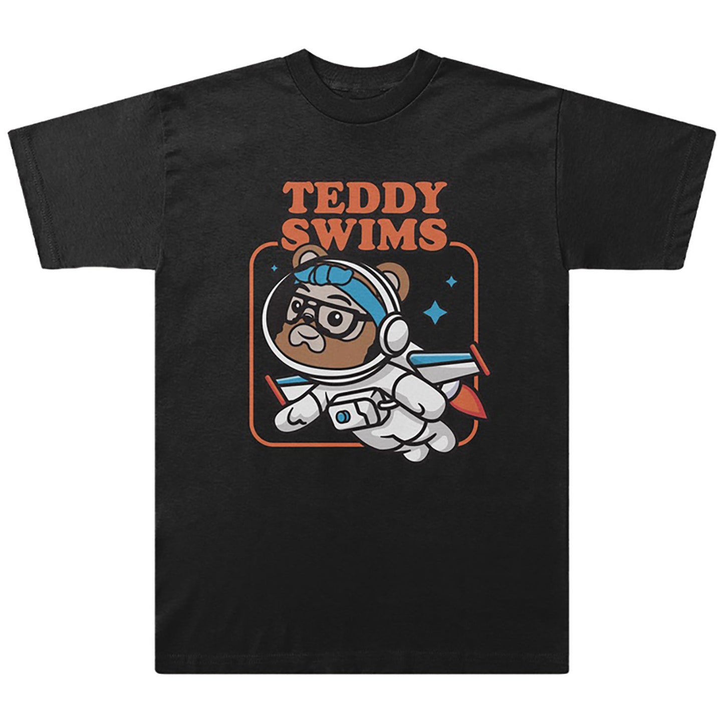 Teddy Swims Space Bear T-shirt Front
