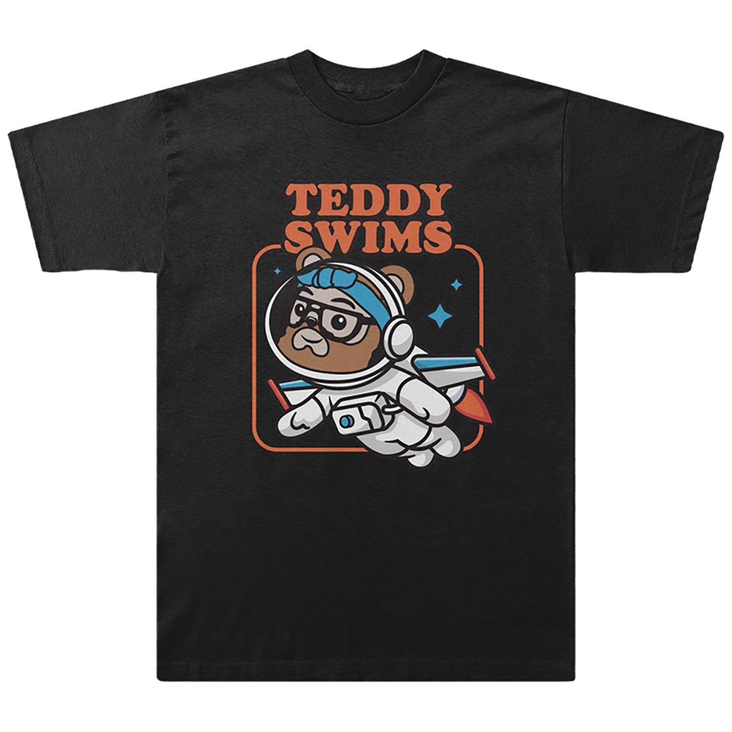 Teddy Swims Space Bear T-shirt Front