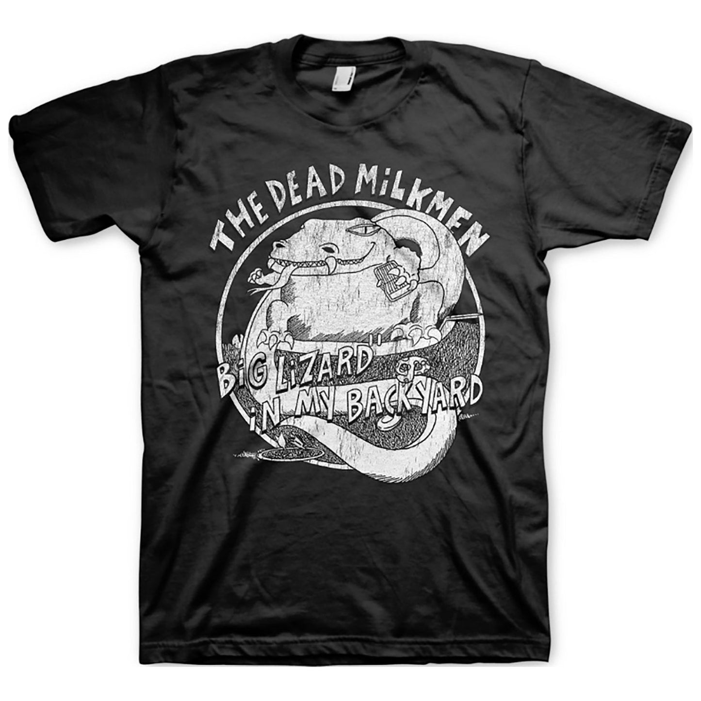 Dead Milkmen Big Lizard T-shirt Front