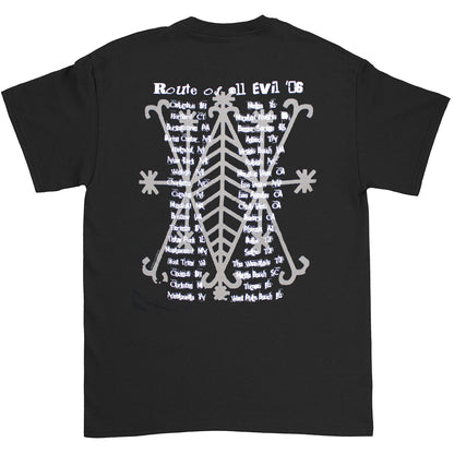 Motley Crue Route Of All Evil Tour 2006 T-shirt Back