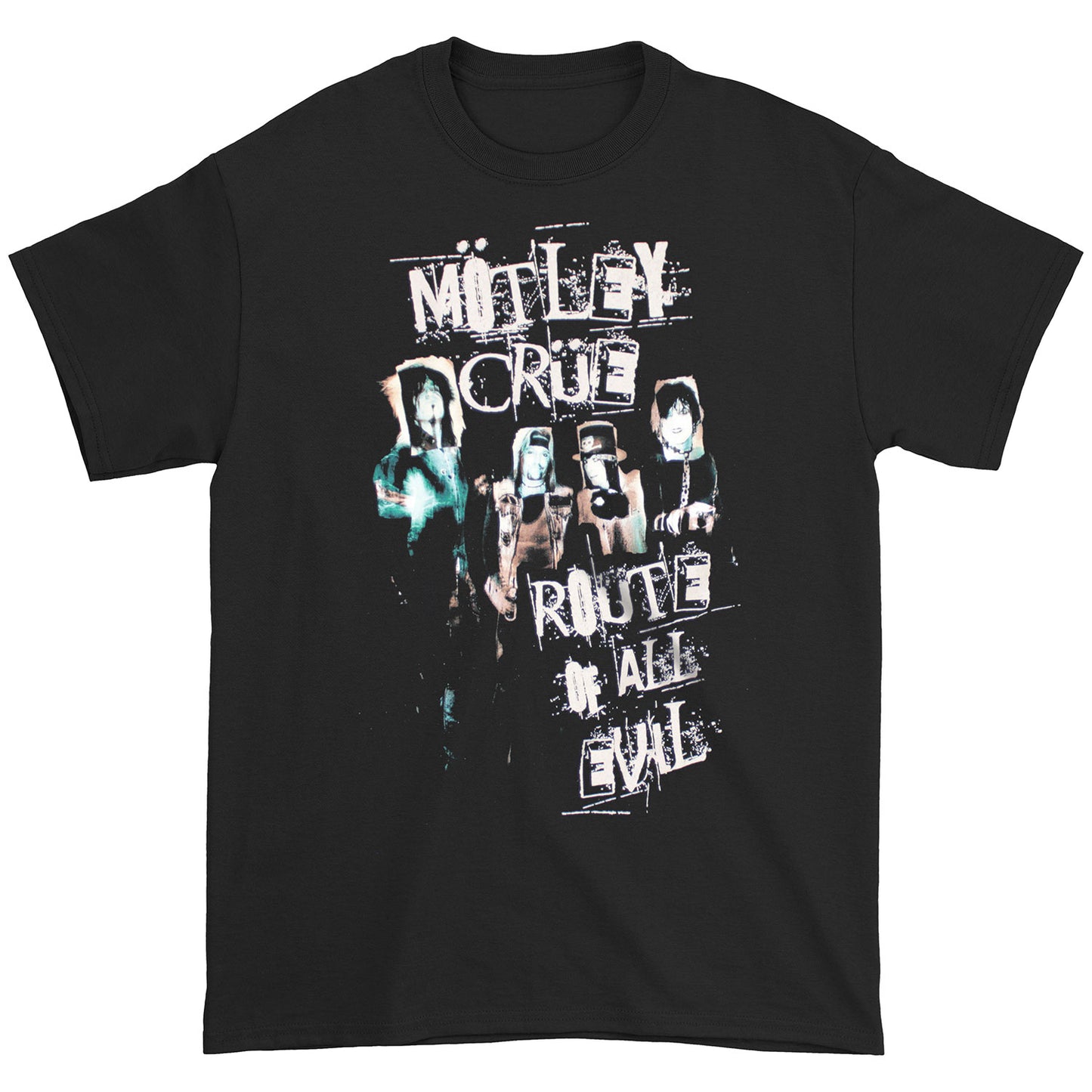 Motley Crue Route Of All Evil Tour 2006 T-shirt Front
