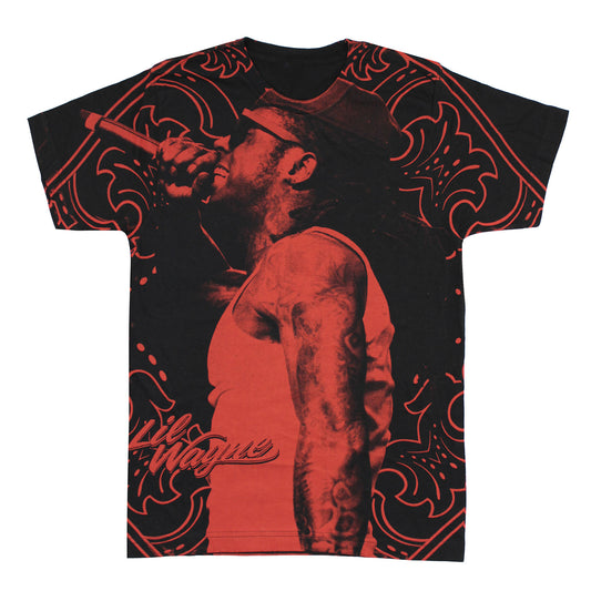 Lil Wayne Live All Over Slim Fit T-shirt Front