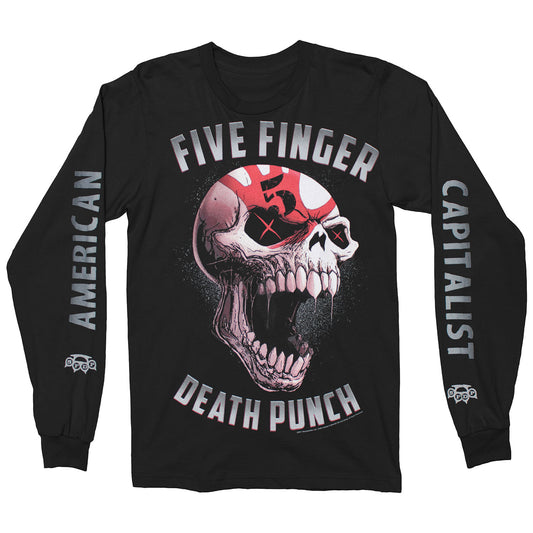 Five Finger Death Punch American Capitalists US Tour 2012 (Only 2 Available) Long Sleeve Front