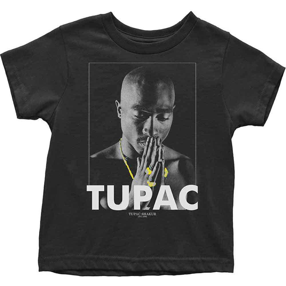 Tupac Praying Childrens T-shirt Front