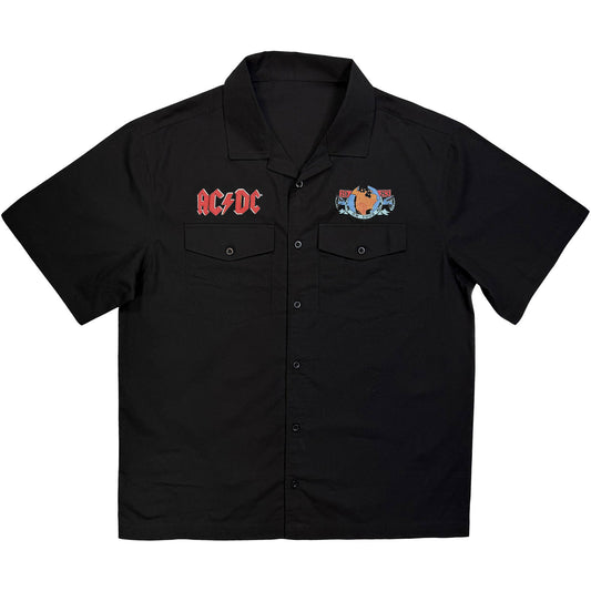 AC/DC On Tour '83 Dress Shirt Front