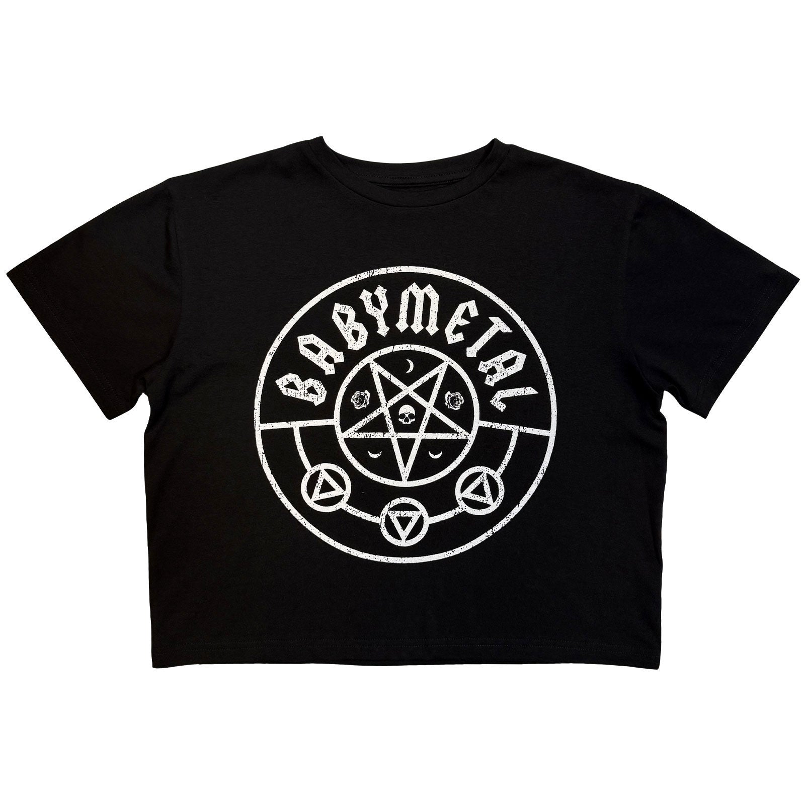 Babymetal Logo Crop Top Girls Jr Front