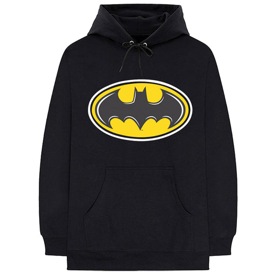 Dc Comics Batman Original Cartoon Logo Hooded Sweatshirt Front