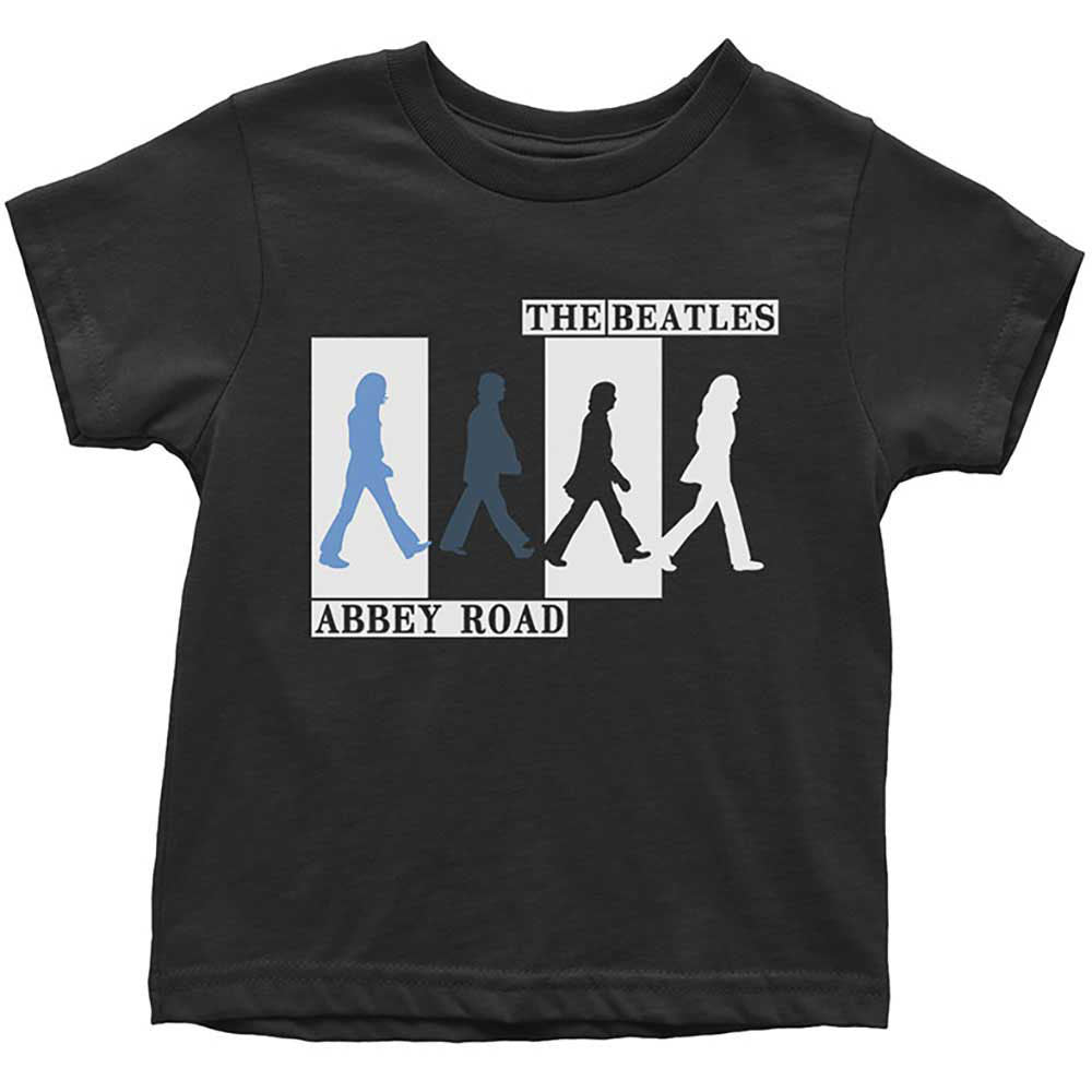 Beatles Abbey Road Colours Crossing Childrens T-shirt Front