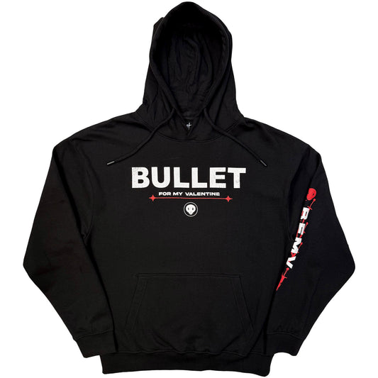 Bullet For My Valentine Skull Hooded Sweatshirt Front