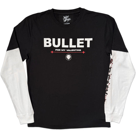 Bullet For My Valentine Skull Layered Long Sleeve Front