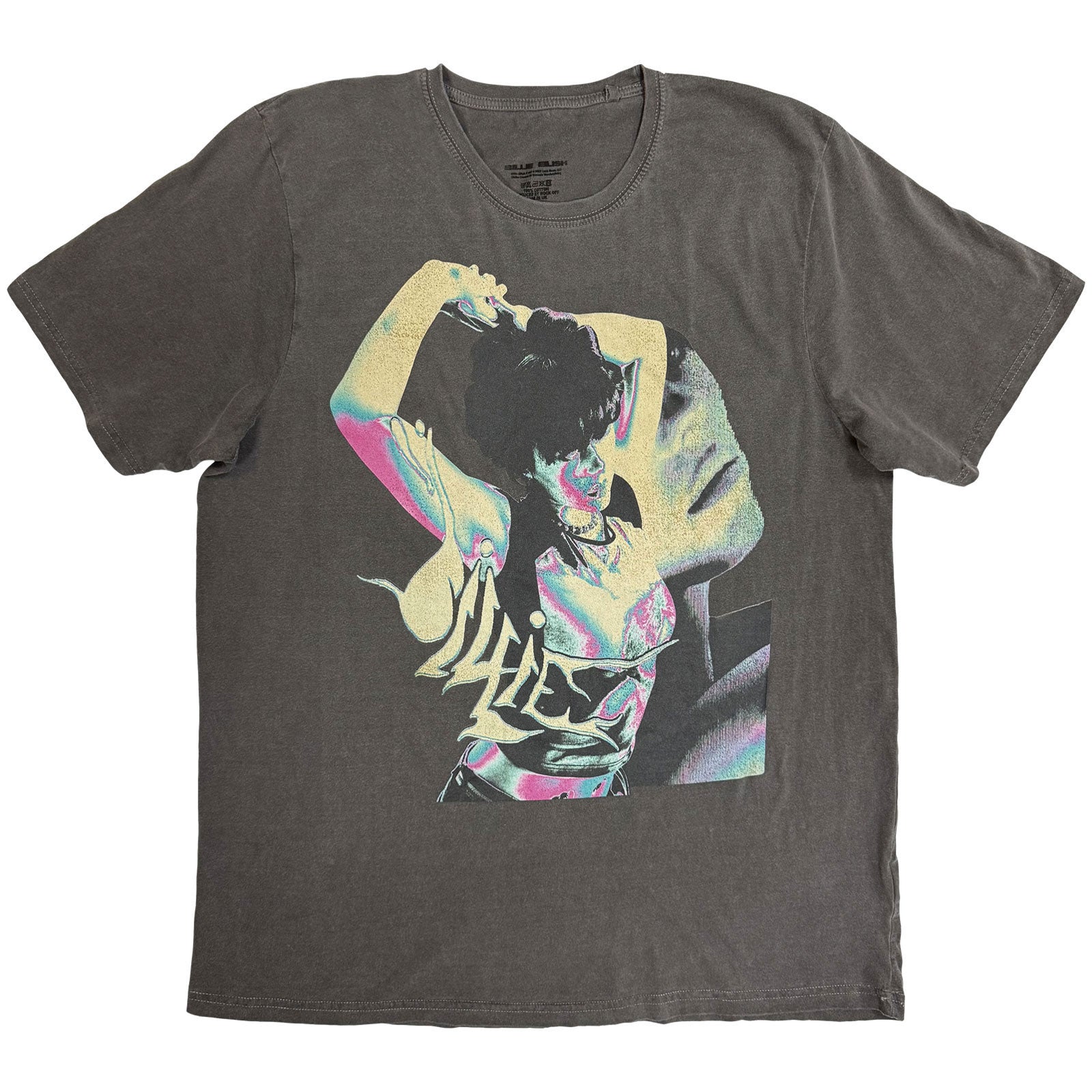 Billie Eilish Hmhas Negative Dip Dye & Wash T-shirt Front